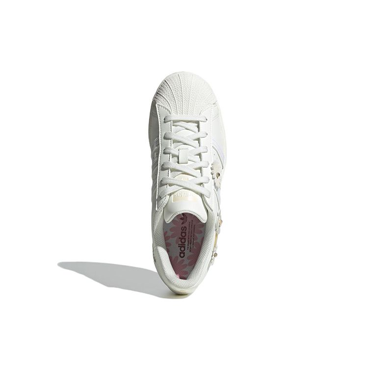 adidas Superstar Floral Women Sneakers White White-Tint Wonder-Mauve GX2172