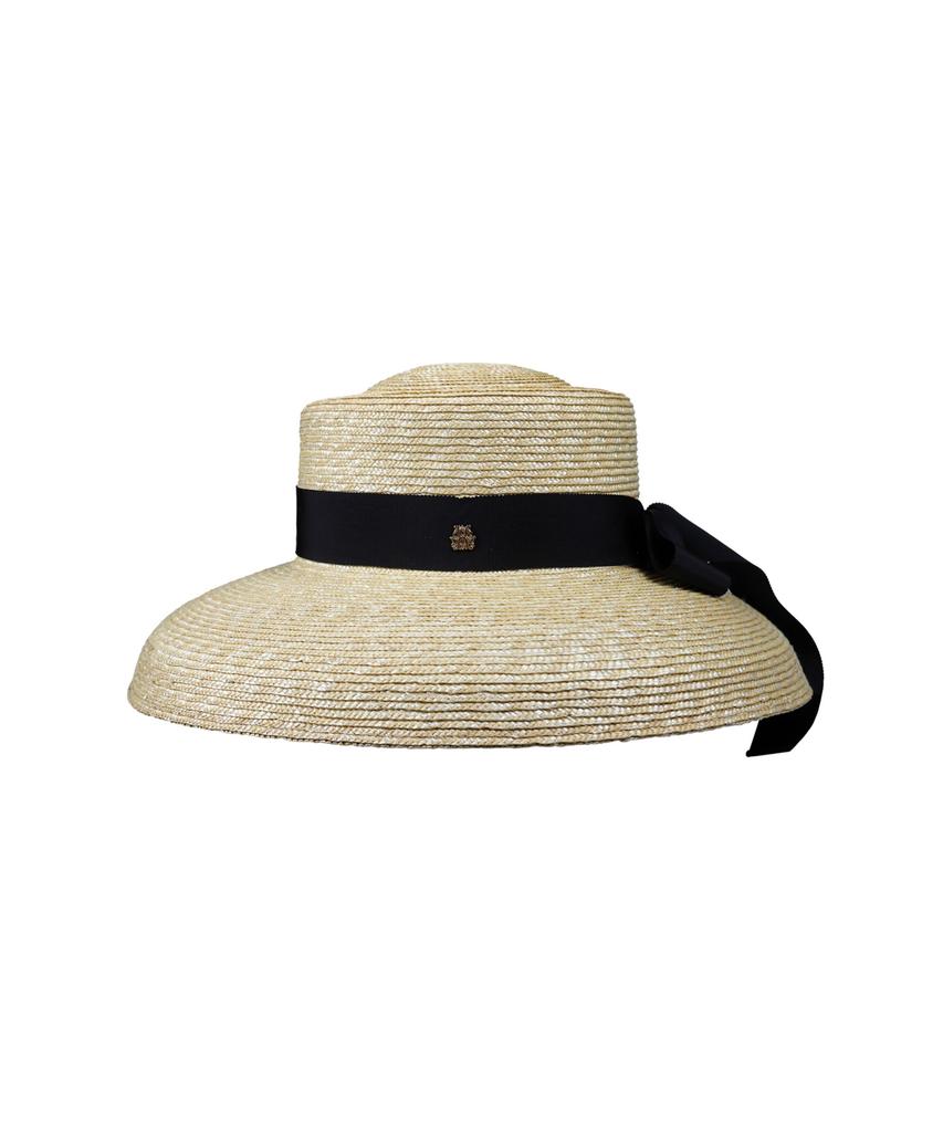 Kaliseumontapone Jane Ribbon Raffia Cloche Hat