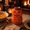 Sváteční doplňky k nápojům Halloweenský duch Dýně Držák na nápoje pro 12oz plechovky, Dvojitě stohovatelný Chladič nápojových plechovek Tematický Barový Chladič Párty, 3D Tištěný Teplo