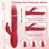 Powerful Rabbit Vibrator For Women G Spot Telescopic Rotating Clitoris Vagina Stimulator Female Masturbator For Adult Sexy Toys