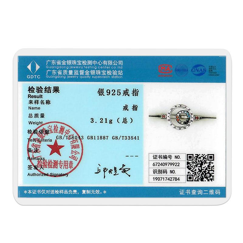 Original Design 925 Silver Blue Zircon For Ring Fit Women Wedding Wedding Wedding Engagement Silver Gift