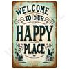 Vintage Bar Metal Signs Bathroom House Living Room Home Retro Wall Decorations Items Luxury Decor Interior Art Posters Tin Signs