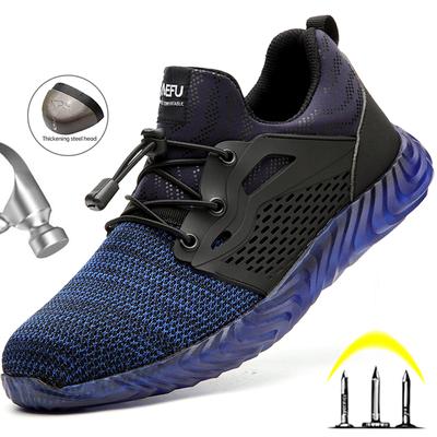 Scarpe di Sicurezza Leggere Traspiranti Uomo Donna Scarpe da Lavoro Punta in Acciaio Indistruttibili Antiperforazione Scarpe da Ginnastica da Lavoro Taglia Plus 50