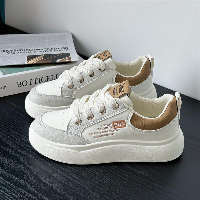 

Маленькие белые туфли школьницы универсальные повседневные модные туфли на толстой подошве P502 40