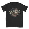 Graphic Printing The Legend Has Retired Funny RetireUnisext T Shirt for Unisex Women Pure Cotton Tshirts Short Sleeve Clothing