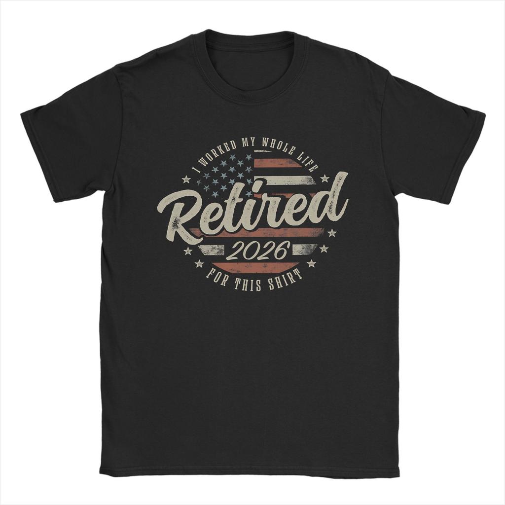 Graphic Printing The Legend Has Retired Funny RetireUnisext T Shirt for Unisex Women Pure Cotton Tshirts Short Sleeve Clothing