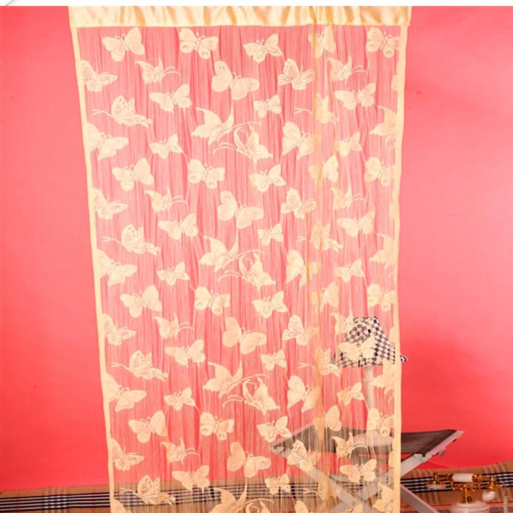 Line Curtain Door Curtain Room Divider Tassel Curtain Romantic Butterfly String Curtain Home Decor