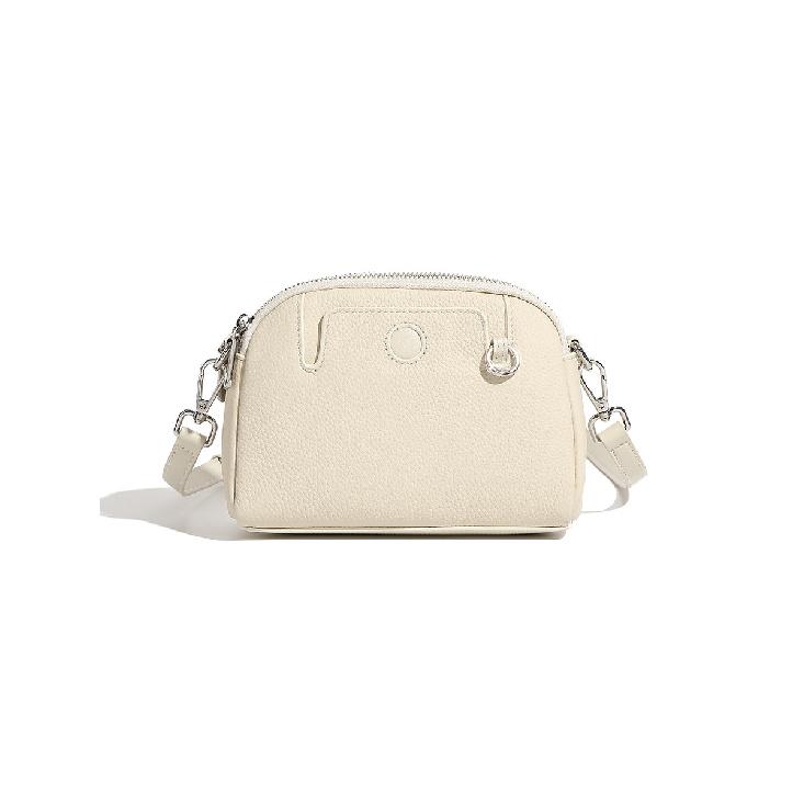 Elegant Top-layer Cowhide Women's Bag, Fashionable Coin Purse, 2025 New Model, Single Shoulder Crossbody Bag