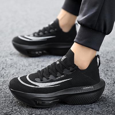 2025 New Flat Heel Foreign Trade Broken Running Shoes Lightweight Marathon Sports Shoes Men's Couple Running Shoes Jinjiang