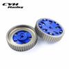 2Pcs Adjustable Cam Gear Pulley Kit For Mitsubishi Lancer EVO1-9 4G63T Engine 92-06