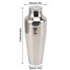 Stainless Steel Cocktail Shaker Rustproof Margarita Mixer Professional Bartender Shaker  Bar