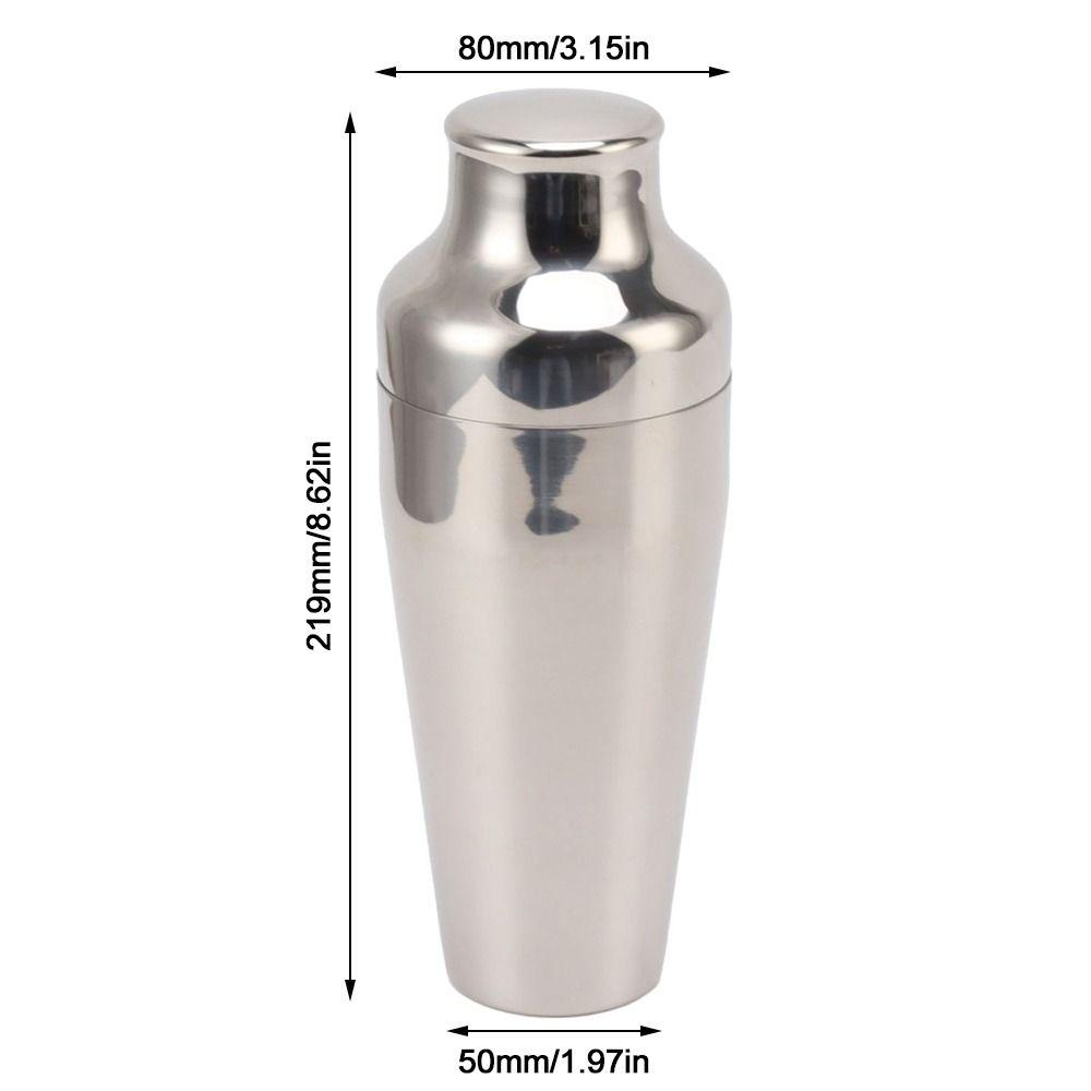 Stainless Steel Cocktail Shaker Rustproof Margarita Mixer Professional Bartender Shaker Bar