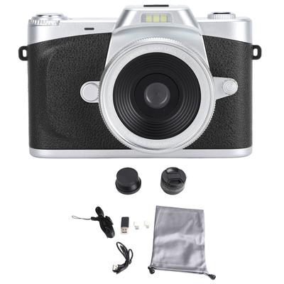 Smart Digital Camera 64MP 4K 20x Zoom 180 Degrees  Flip Screen 1200mAh with Wide Angle Lens Professional
