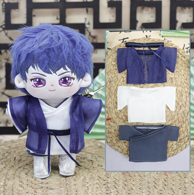 AXLUCE-Stuffed clothes-Stuffed toy-Clothes-20cm-Doll-Kimono (Gray)