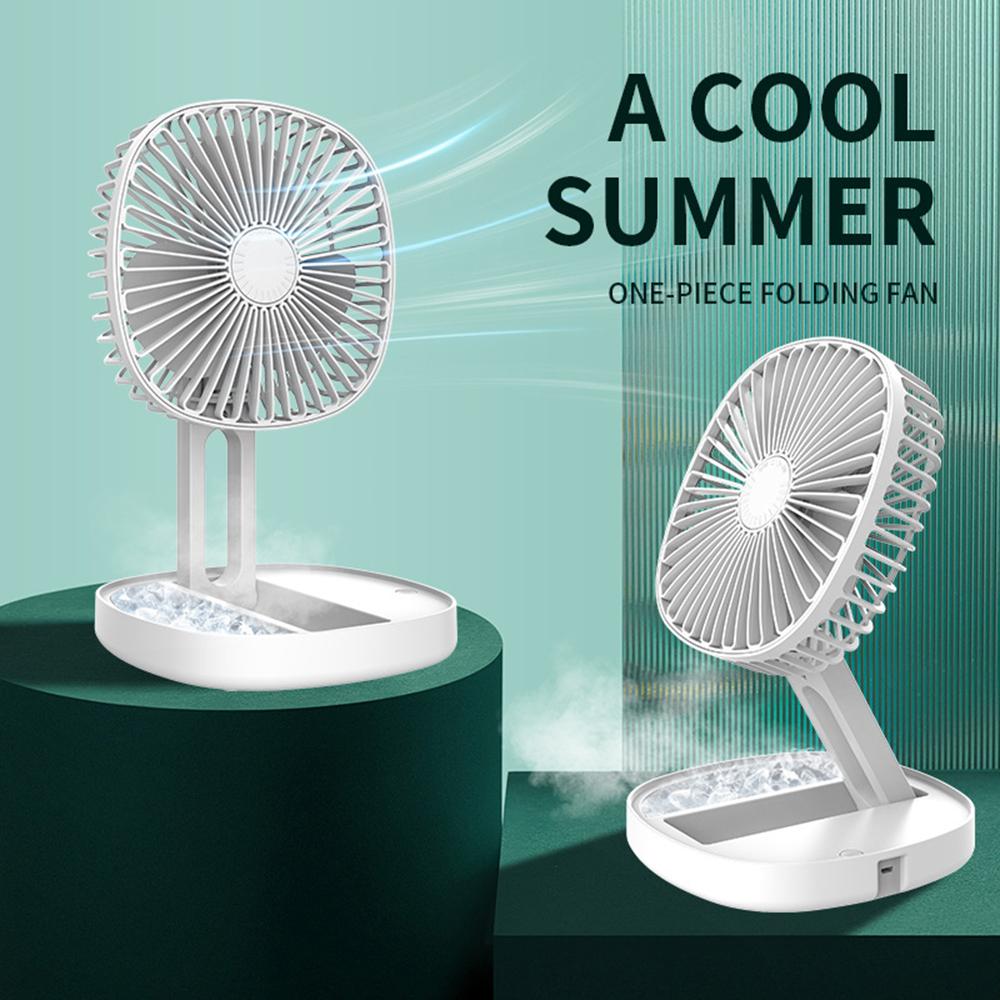 Faltfächer 3-Gang-Wind Desktop Outdoor Tragbarer Ventilator Sommer Mückenabwehr Aromatherapie Kühlung USB Ventilator