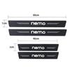Car Door Sill Protective Sticker Scuff Plate Rear Trunk Bumper Strips Threshold Decals for Citroen Nemo  Auto Decoration
