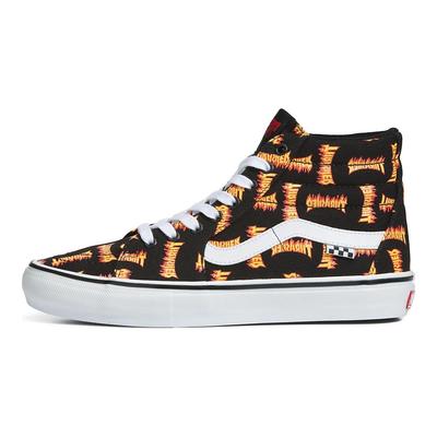 Skate Sk8-Hi Allover Logo Unisex Sneakers Black Multi VN0A5FCCBML