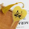 5Pcs DIY Bodhi Leaf Vein Bookmark Handmade Bookmark Pendant Vintage Southeast Asian Bookmark  Home
