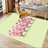 1PC pink pigs Non-Slip Floor Carpet Compatible for Office&Living Room&Bedroom&Dining room - Flat-Weave Machine-W310