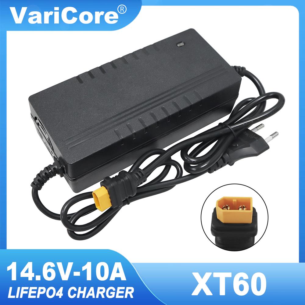 VariCore 14.6V 20A/10A Smart Lifepo4 Battery Charger 110-220V 4S 12V High Power Charger For Lithium iron Phosphate Battery Pack