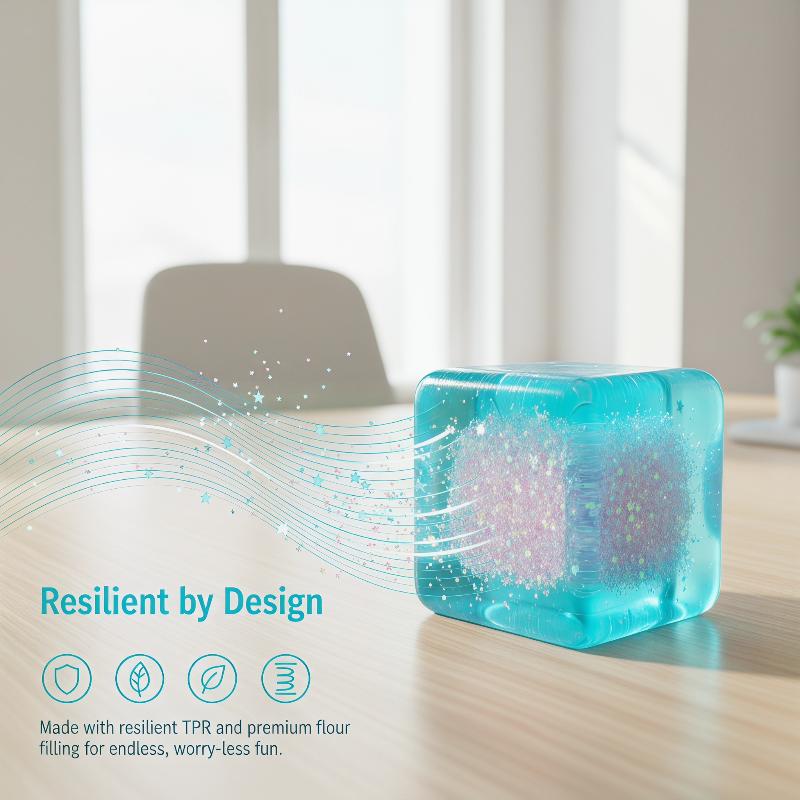 Portable Candy Ice Cubes For Adhd Stress Relief Pinching Tool To Ease Anxiety