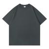 Heavy two-pin T-shirt summer loose men's half-sleeve large-size advertising shirt cultural shirt double yarn short sleeve