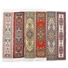 Multi-colored Miniature Woven Rug 1:12 Scale Mini Floor Coverings Doll House Tableflag  Dollhouse