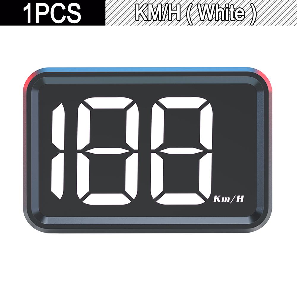 

3 дюйма км/ч миль/ч универсальный автомобильный HUD цифровой GPS спидометр проекционный дисплей измеритель скорости большой шрифт скорость для всех автомобилей грузовиков
