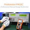 PEAKMETER PM18C Multimeter High-Precision Digital Display Voltage Current Resistance Tester
