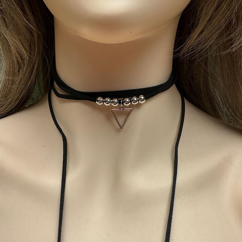 

Ожерелье-чокер с запахом, ожерелье-чокер из бисера