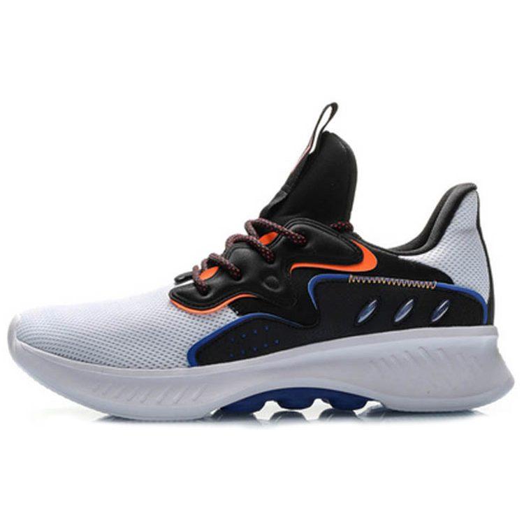 Li Ning EazGo Non Slip Lightweight Low Top Casual Shoes Men's White Black AREP009-1