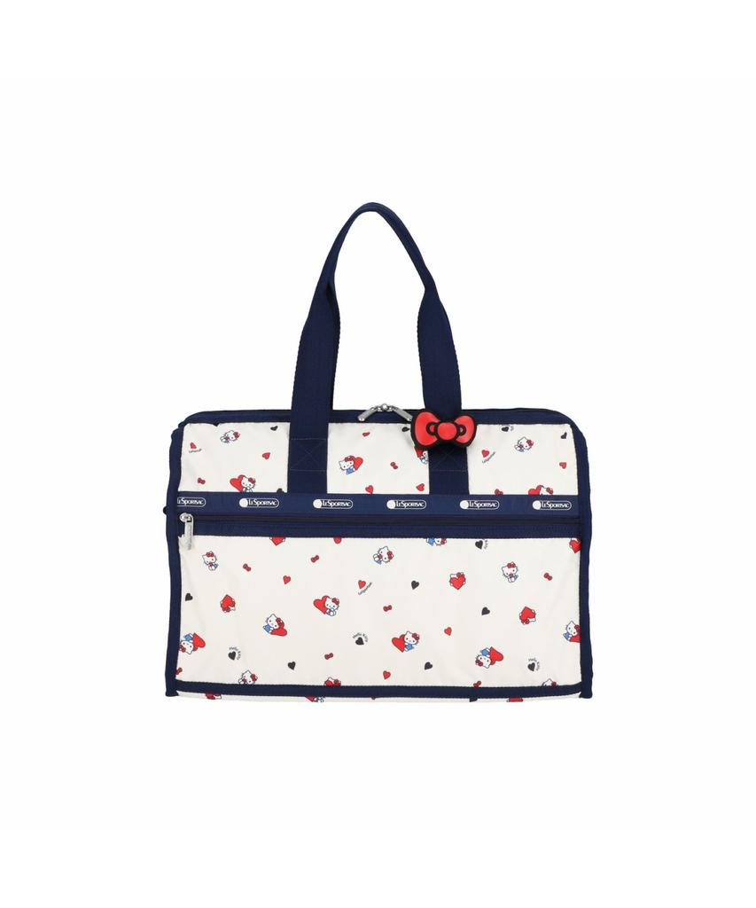 Lesportsac Hello Kitty Heart To Heart Deluxe Medium Weekender [4318.Hf61]