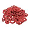 High-Temperature Red Bakelite Insulating Washer – Round Flat Shock-Absorbing Screw Fastener