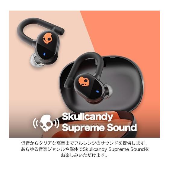 Skullcandy Official Store Push Play Active Wireless Earphones Bluetooth 5.3 with Mic Up To 34 Hours Playback Fast Charging IP55 Waterproof Comes with