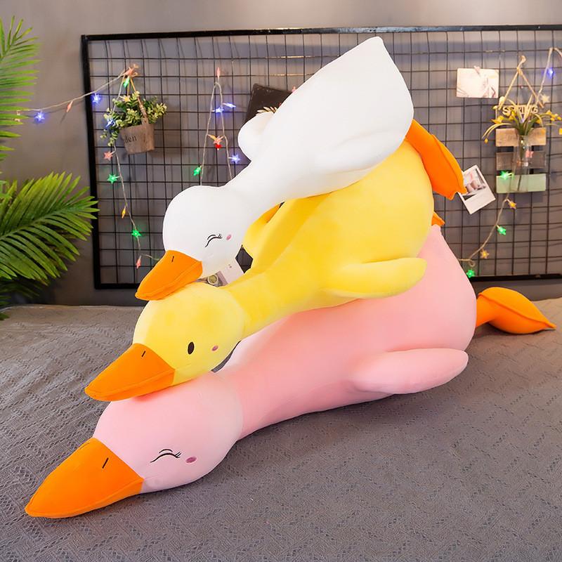 Adorable Plush Duck Toy Soft Stuffed Animal Cute Duck Pillow For Girls