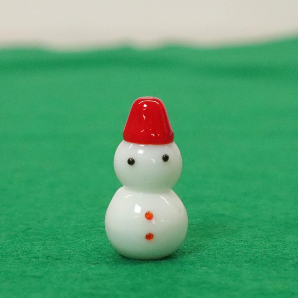 Castle Enterprise Cute Glass Craft Petit Series Snowman