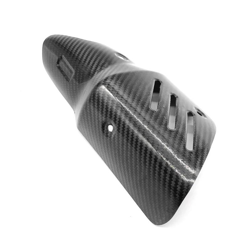 Motorcycle Carbon Fiber Exhaust Muffler Pipe Protector Heat Shield Guard For MT07 MT09 MT10 FZ10 R3 ZX4R ZX6R ZX4RR Z400 CBR5