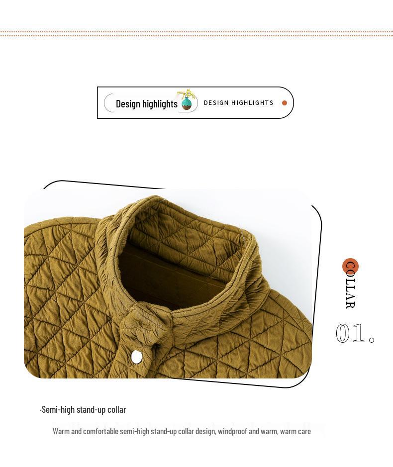 Women's 2024 Autumn/Winter Quilted Sweatshirt - Loose Casual Pullover for Middle-Aged Fashion