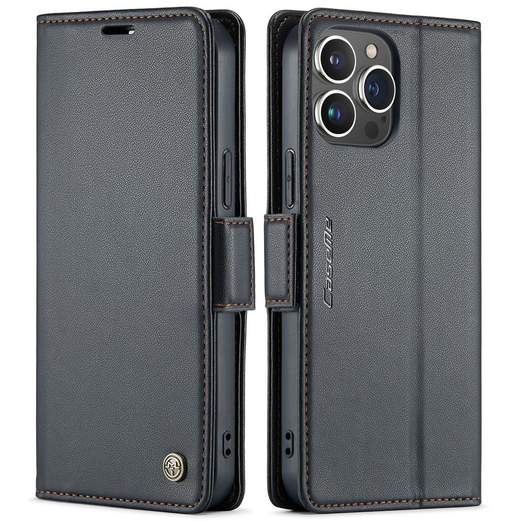Suitable for iPhone 14 anti-scan phone case, Samsung S23 flip phone leather case, Xiaomi 13 RFID protective case