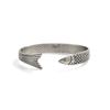 KunJoe New Creative Fashion Personality Lucky Fortune Fish Open Adjustable Bangle Men HipHop Silver Color Metal Bracelet Jewelry