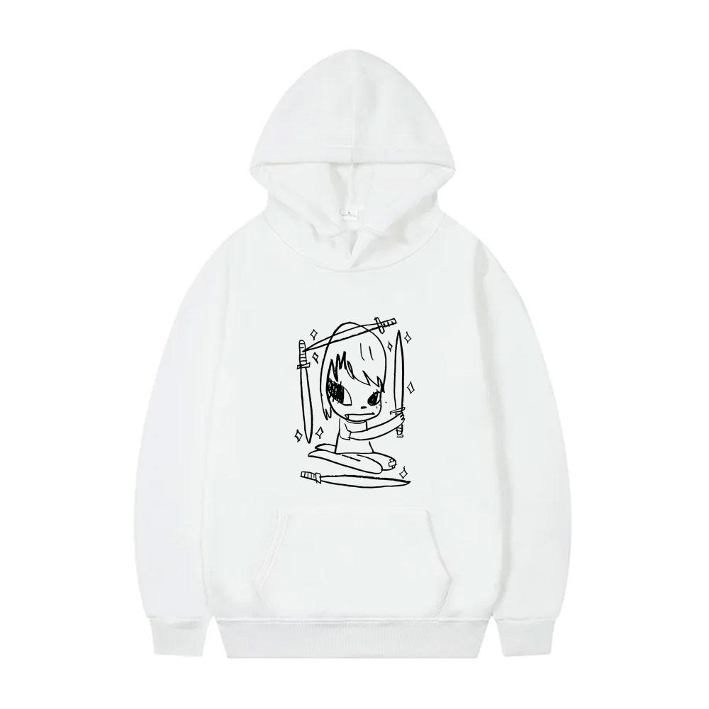 Yoshitomo Nara Graphic Hoodie Men Women Casual Oversized Hooded Sweatshirt Male Fashion Funny Streetwear Hoodies