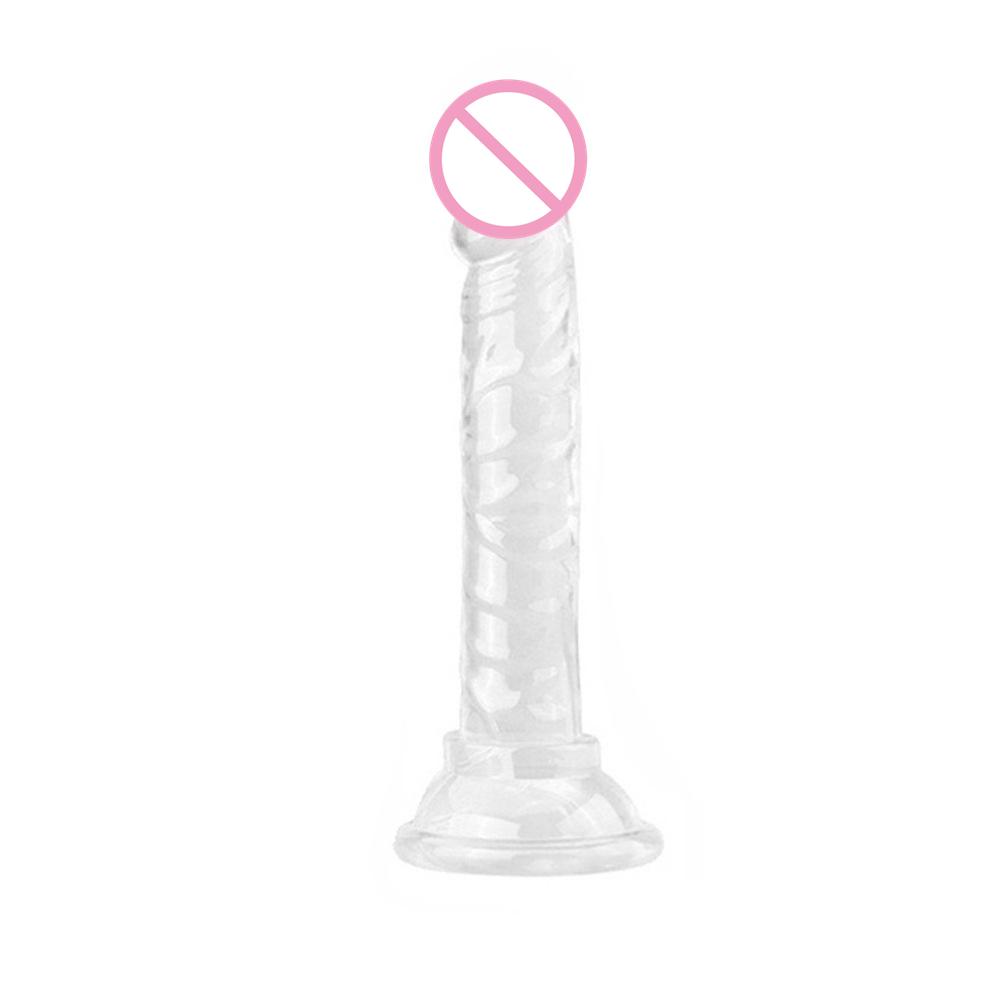 Realistic Penis Dildo Strong Suction Cup Soft Crystal Jelly Dildo Sex Toys for Woman Fake Dick Big Penis Anal Butt Plug Sex Shop