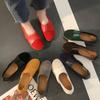 Mode Übergröße 35-44 Damen Sneaker Slipper Damenschuhe Ballerinas Loafer Bonbonfarbe Freizeitschuhe Damen Oxford Schuhe zapatos mujerfgh67