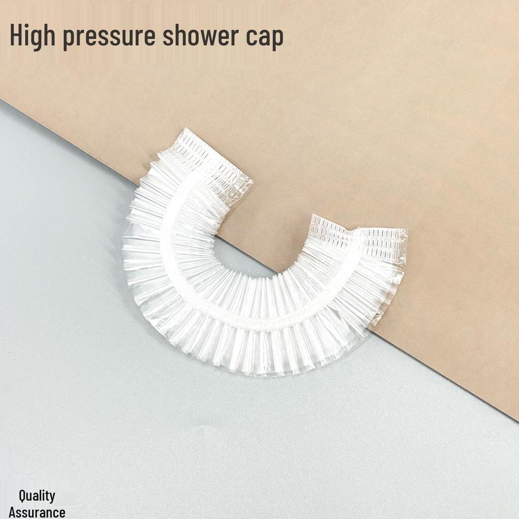 Thickened Waterproof PE Disposable Shower Cap for Hotels and Home