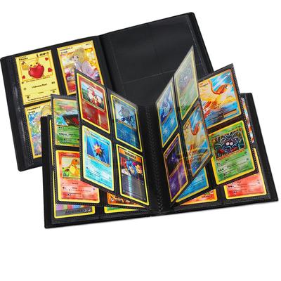 Sports Card Storage File PP Mantle Portable Zipper Card Collection Card File Trading Card Binder Card Case File Sleeve Compatible Game 4 Pockets Holds
