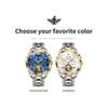 OLEVS Men's Automatic Mechanical Watch Stainless Steel Bezel Luminous Waterproof Luxury Dress Watch Silver