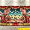 2D Flat Stage Background Polyester Banner, Themed Party Decoration, Suitable for Festival Room Decoration.