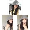 Houndstooth Sun Hat With Wide Brim For Sun Protection And Fashion In Spring And Summer