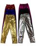 Unisex Shiny Patent Leather Dance Pants for Jazz, Cheer, & Hip Hop