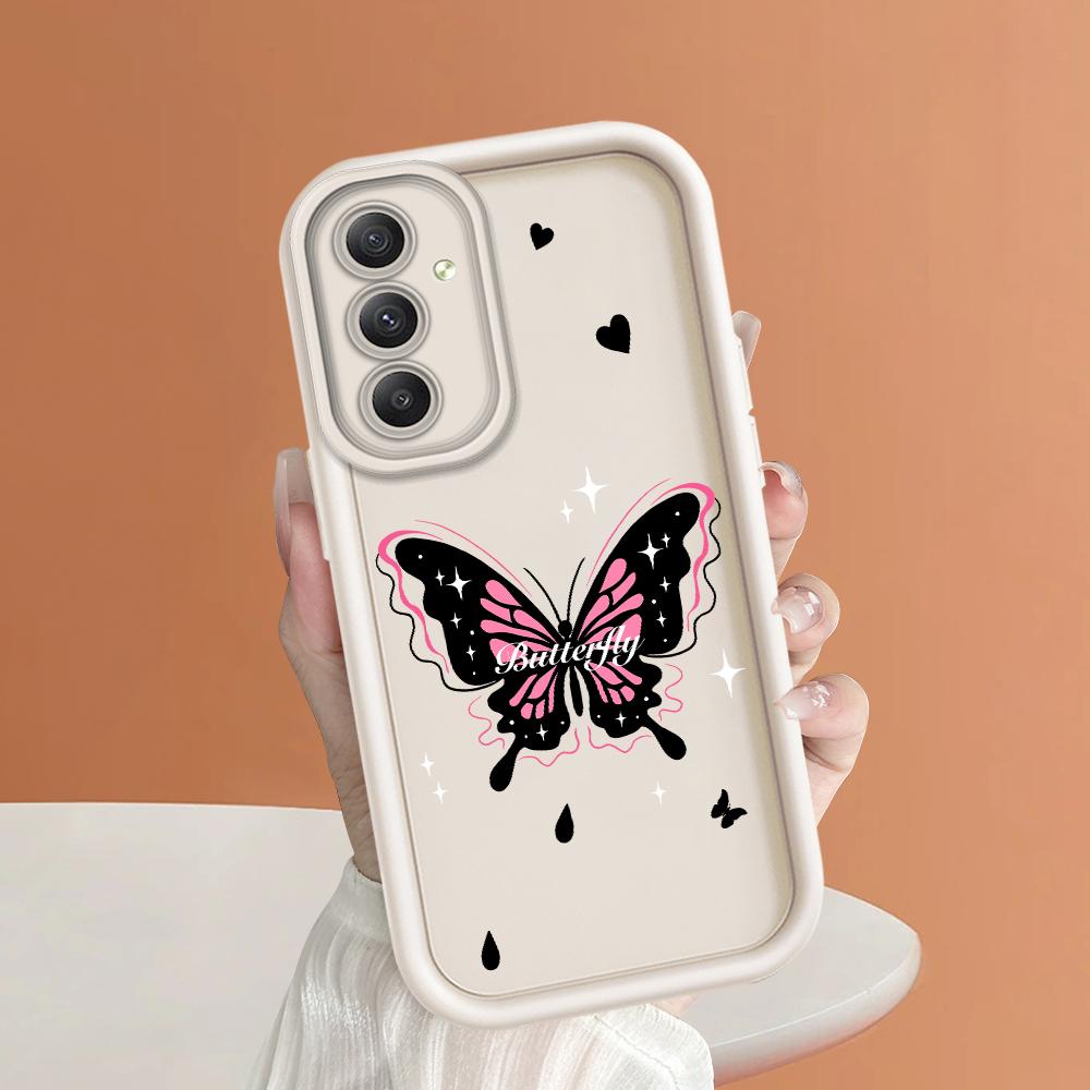 Soft Silicone Square Ladder Printing Pattern Phone Casing Full Cover Camera Shockproof Protection Rubber Case for Samsung